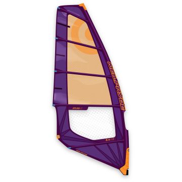 Neil Pryde Windsurf Segel Atlas HD C3 deep purple / yellow 2023 Wave 1