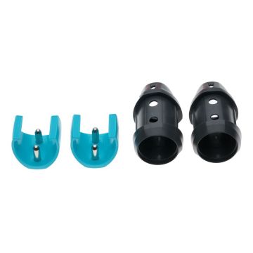 Duotone Gabelbaum Zubehör Double Pin.Lock (2pcs) (SS22) grey/turquoise Windsurfen 1