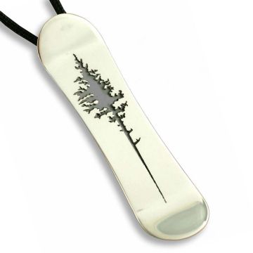 Silver+Surf Schmuck Snowboard Tree Black unisex 2024 Accessoires 1