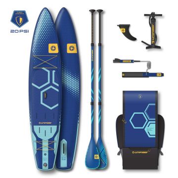 Unifiber iSUP Komplett Set Sonic Touring iSup FCD incl. Paddle & Leash - 2022 Aufblasbare-SUP-Boards 1