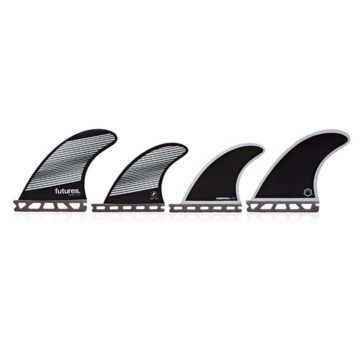 Futures Finnen Quad Fin Set F4 Honeycomb Legacy Grau 2024 Wellenreiten 1