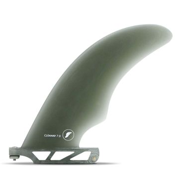 Futures Finnen Single Fin Cutaway 7.0 Fiberglass US Grau (co) Finnen 1