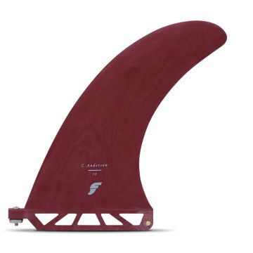 Futures Finnen Single Fin Ando Anderson Fiberglass US Bordeaux 2024 Finnen 1