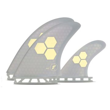 Futures Finnen Twin Tri Fin Set Channel Islands AMT HC Grau (co) Finnen 1