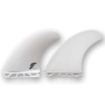 Futures Finnen Twin Fin Set T1 Thermotech Weiss 2024 Wellenreiten 1