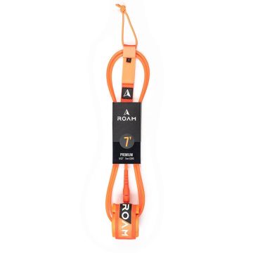 Roam Leashes Surfboard Leash Premium Orange 2024 Zubehör 1