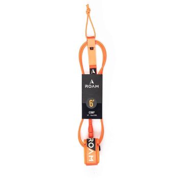 Roam Leashes Surfboard Leash Comp Orange 2024 Wellenreiten 1