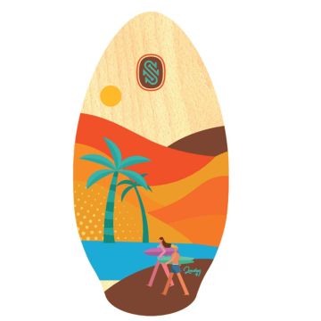 Skim One Skimboard 105cm Lanikai Rot Orange - 2024 Skimboards 1