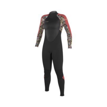 Oneill Neoprenanzug Girls Epic Back Zip Full 5/4 Junior Langarm HH9 BLACK/TWIGGY/TEA ROSE 2023 Kinder Neoprenanzüge 1