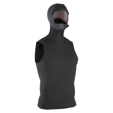 ION Neoprenhaube Hooded Neo Vest 3/2 black 2024 Neopren Hauben & Mützen 1