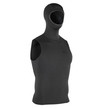 ION Neoprenhaube Hooded Neo Vest 2/1 black 2024 Neopren Hauben & Mützen 1