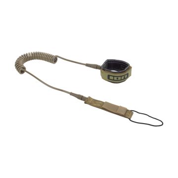 ION SUP Surf Leash Tec Leash coiled olive 2020 SUP Zubehör 1