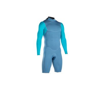 ION Neoprenanzug Strike Core Shorty LS BZ DL 2/2 Herren Shorty copen blue/aqua blue 2020 Neopren 1