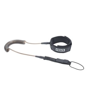 ION SUP Leash SUP_Core Leash coiled_kneestrap black 2024 SUP Zubehör 1