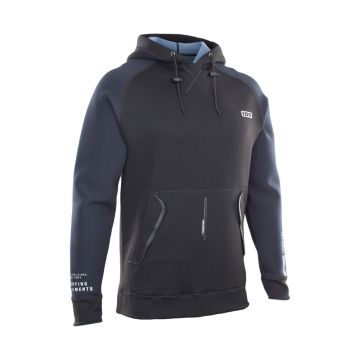 ION Neopren Überzieher Neo Hoody black/steel blue 2023 Neopren Überzieher 1