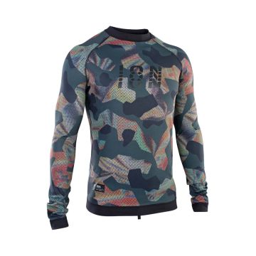 ION UV-Shirt Rashvest Rashguard Maze LS 210 grey-camo 2022 Neopren 1