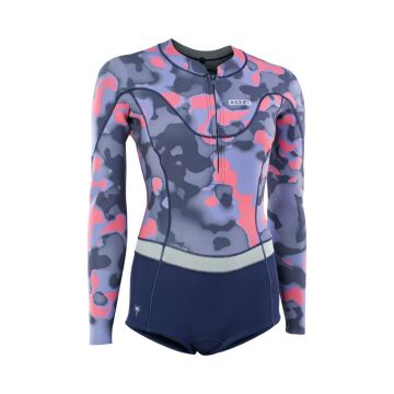 ION Neoprenanzug Amaze Hot Shorty 1.5 LS Front Zip Damen Shorty 991 capsule-pink 2023 Shorty Neoprenanzug 1