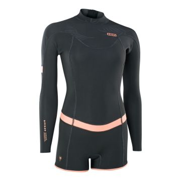 ION Neoprenanzug Amaze Shorty 2.0 LS Back Zip Damen Shorty 900 black 2023 Shorty Neoprenanzug 1