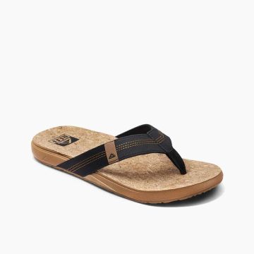 Reef Zehentrenner CUSHION PHANTOM CORK/MENS SANDALS/ BLACK/CORK 2023 Sandalen / Zehentrenner 1