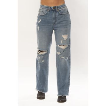 Sisstr Hose BLAIR WVN JEAN FIN-Faded Indigo 2022 Frauen 1