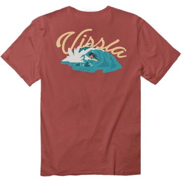 Vissla T-Shirt Radical Organic PKT Tee-RRD Rusty Red 2022 T-Shirts 1