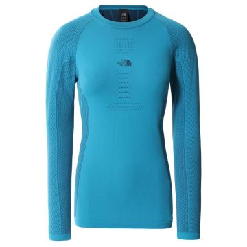 North Face Lange Unterwäsche Women’s Active L/S Crew Neck Blue Damen 2022 Wintersport 1