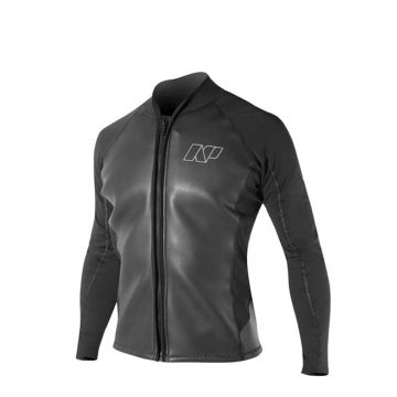 NP Neopren Überzieher SUP Retro Jacket 2 C1 black 2020 Tops, Lycras, Rashvests 1