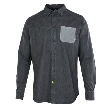 Duotone Hemd Shirt LS Denim dark grey Herren 2021 Fashion 1