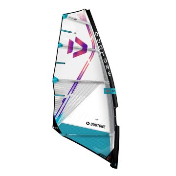 Duotone Windsurf Segel Super_Hero D/LAB C17:white/turquoise 2025 Windsurfen 1