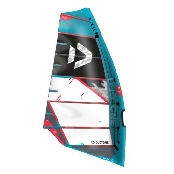 Duotone Windsurf Segel Warp_Fin C31:grey/turquoise 2025 Race 1