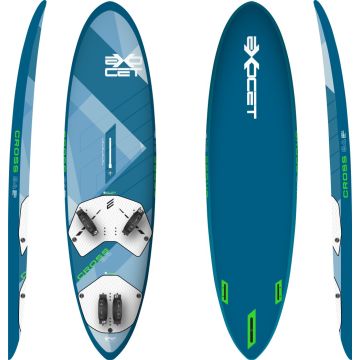 Exocet Windsurf Board Cross V7 Silver Wave Board 2025 Windsurfen 1