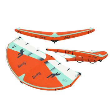 F-One Surf Wing SWING V3 B - FLAME / MINT 2023 Wings 1