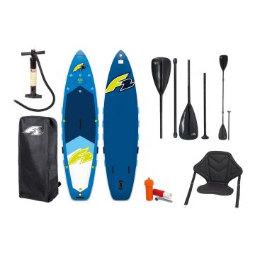 F2 iSUP Board Axxis + Seat + Kayak Paddel Navy 2024 SUP 1