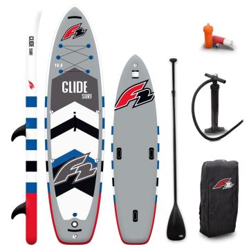 F2 iSUP Board GLIDE Surf Grey 2024 Wave 1