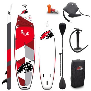 F2 iSUP Komplett Set RIDE - Limited Edition - SET Red 2024 SUP 1