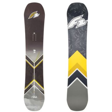 F2 Snowboard T - Ride Wood Schwarz/Grau Herren 2025 Boards 1