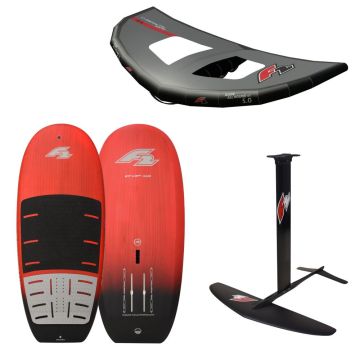 F2 Wing Set Cross Team 120 - LTD ALU Foil 1400 Faded Red 2024 Wing Foilen 1