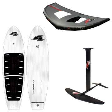 F2 Wing Set Glide Explorer TE DW 115 - LTD ALU Foil 1700 Grey 2024 Komplettsets 1