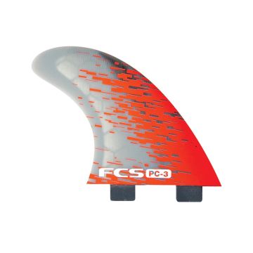 FCS Finnen PC-3 Red Smoke Quad Retail Fins (co) Wellenreiten 1