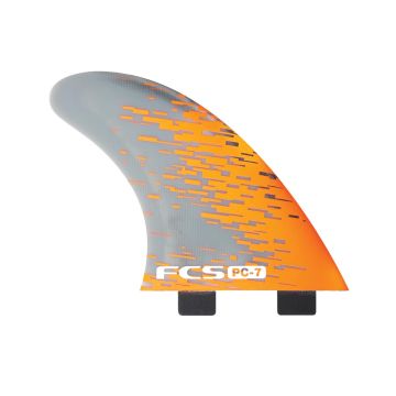 FCS Finnen PC-7 Orange Smoke Tri Retail Fins (co) Wellenreiten 1