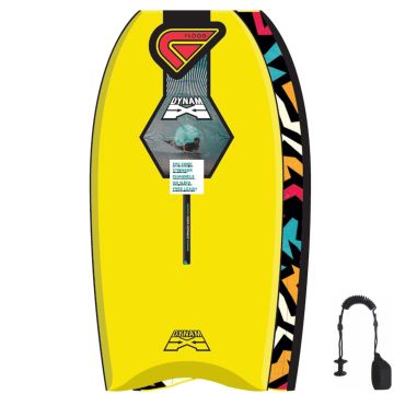 Flood Bodyboard Dynamx Stringer Gelb Tribal - 2024 Bodyboards 1