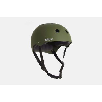 Follow Wakeboard Helm Safety First Helmet Olive 2022 Wakeboarden 1