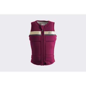 Follow Wakeboard Weste Signal Ladies Jacket Maroon 2022 Wakeboard Westen 1