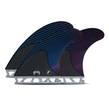 Futures Finnen Thruster Fin Set Mayhem Honeycomb Carbon Schwarz 2024 Finnen 1