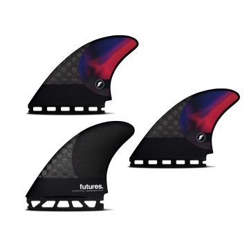 Futures Wellenreiter Finne Thruster Fin Set Rob Machado Pivot Blkstx - 2024 Wellenreiten 1