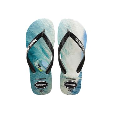 Havaianas Sandale TOP PHOTOPRINT Black/Black/Blue Herren 2020 Sandalen / Zehentrenner 1