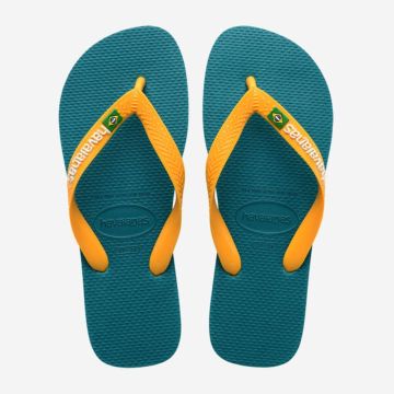 Havaianas Zehentrenner Brasil Logo Vibe Green unisex 2023 Sandalen / Zehentrenner 1