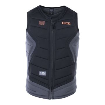 ION Prallschutzweste Vest Collision Select Front Zip men 900 black 2025 Wakeboard Westen 1