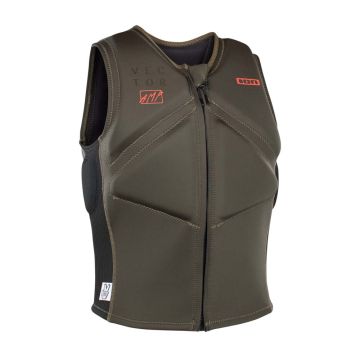 ION Surf Prallschutzweste Vector Vest Amp FZ dark olive/light green 2020 Kiten 1