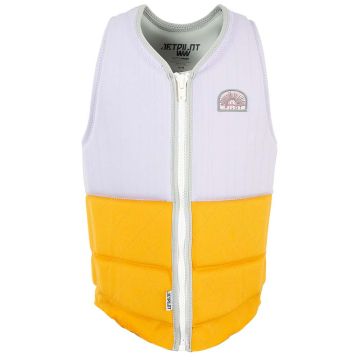 Jetpilot Wakeboard Weste Sina Fuchs X1 F/E Neo Vest wms. purple/mustard 2022 Wakeboarden 1